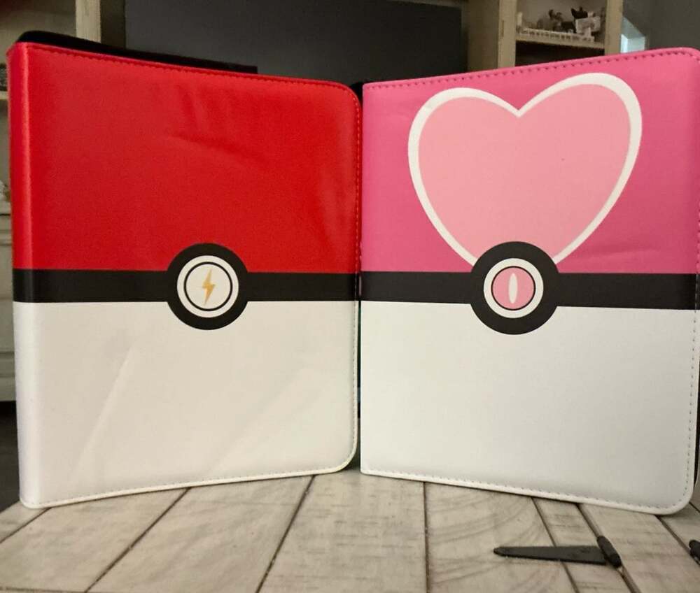 9Pocket Trading Card Binder with Zipper and Removable Sleeves